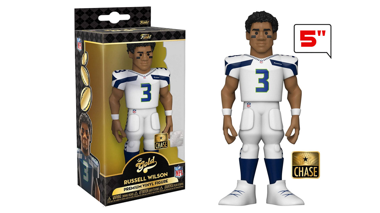 Russell Wilson (Seattle Seahawks) Funko Gold 5 NFL CHASE