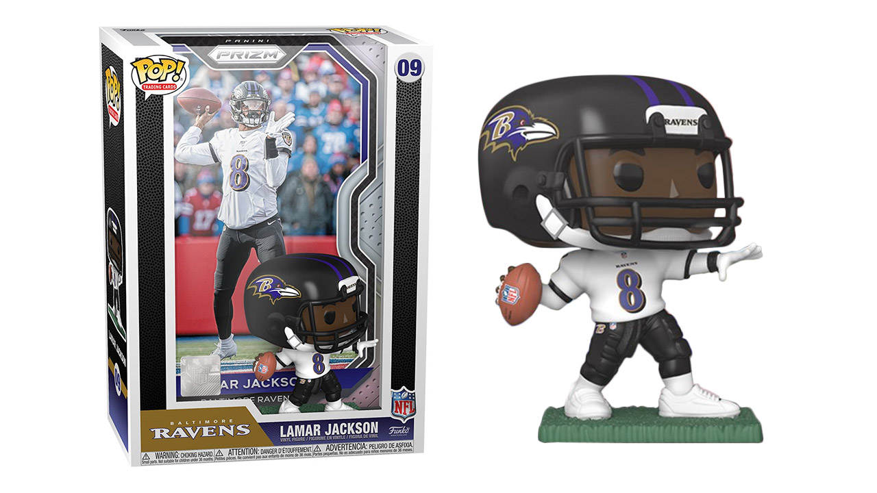 Funko Pop! Trading Cards - NFL - Prizm - Baltimore Ravens - Lamar