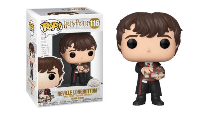 funko harry potter neville longbottom with monster book