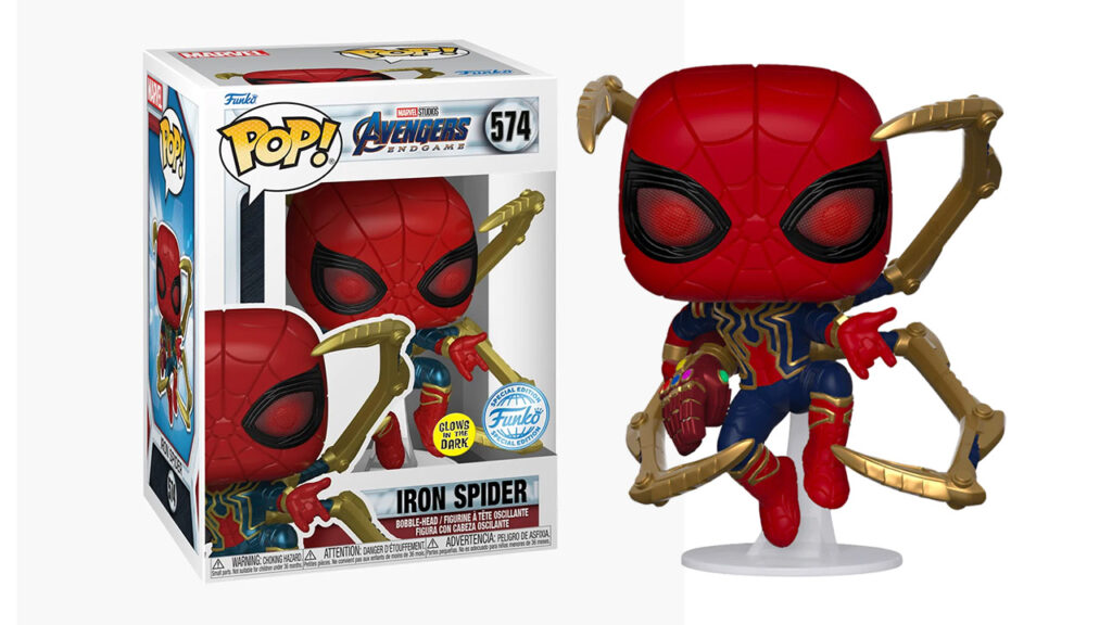 Preventa Iron Spider with Nano Gauntlet Glow - Cosmonauta Shop