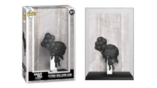 funko art cover banksy brandalised flying balloon girl