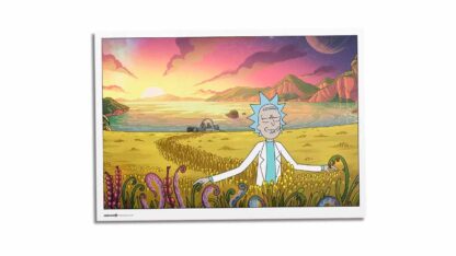 poster rick-y-morty-space-sunset