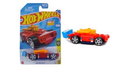 hot wheels bricking-speed-red-experimotors