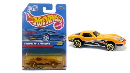 hot wheels corvette-stingray-yellow-collector