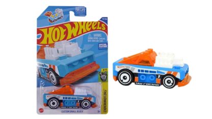 hot wheels custom-small-block-blue-experimotors