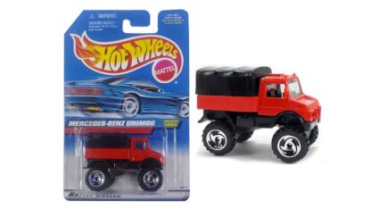 hot wheels mercedes-benz-unimog-red-collector