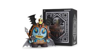 kidrobot harbinger-blue-edition-8-inch by martin ontiveros