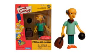 playmates the-simpsons-pin-pal-mr-burns