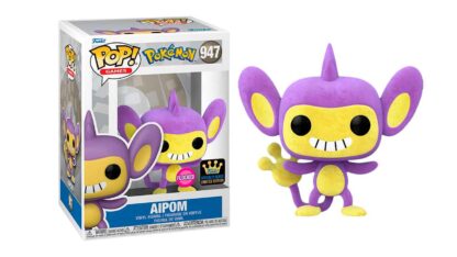 funko pop pokemon-aipom-flocked