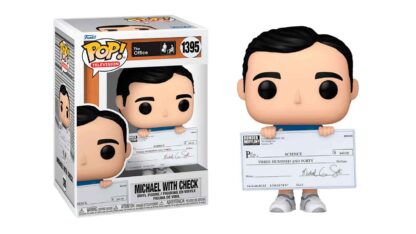 funko pop the-office-michael-with-check