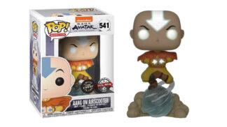 funko pop avatar la leyenda de aang aang on airscooter chase se2