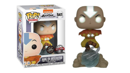 funko pop avatar la leyenda de aang aang on airscooter chase se2