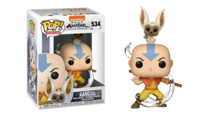 funko pop avatar la leyenda de aang aang with momo