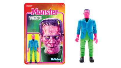 super7 reaction universal monsters frankenstein neon