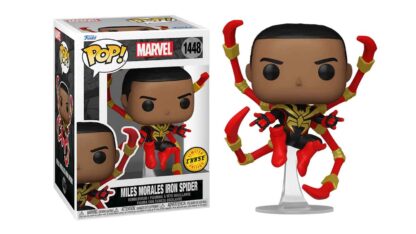 funko pop marvel-spider-man-comics-miles-morales-iron-spider-chase