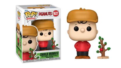 funko pop peanuts-christmas-charlie-brown-with-tree