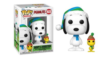 funko pop peanuts-christmas-snoopy-and-woodstock