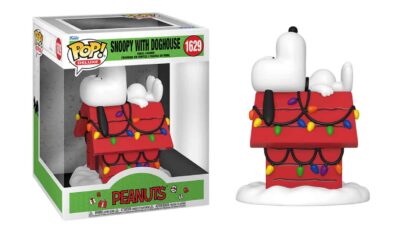 funko pop peanuts-christmas-snoopy-with-doghouse