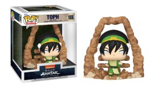 funko pop avatar-la-leyenda-de-aang-toph-with-emblem-of-the-earth-kingdom