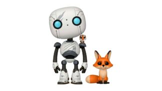 funko pop the-wild-robot-roz-with-brightbill-and-fink