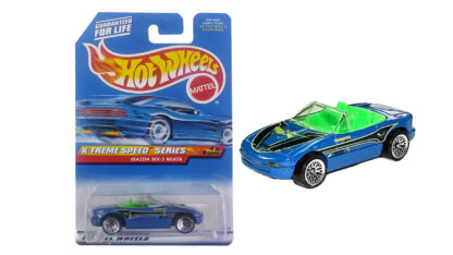 hot wheels mazda-mx-5-miata-blue-x-treme-speed-serie