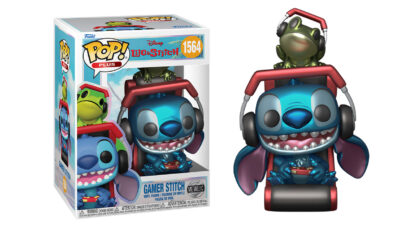 funko pop disney-lilo-y-stitch-gamer-stitch-metallic